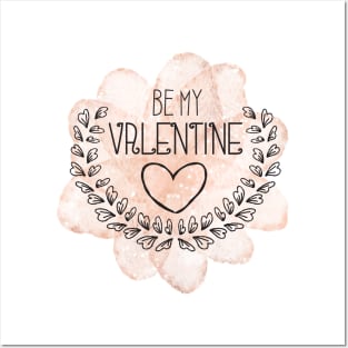 Be my valentine sweet design Posters and Art